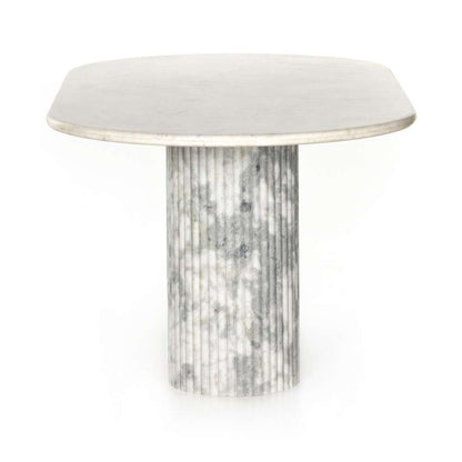 Four Hands - Oranda Dining Table - Polished White Marble w/ Sealant - 230383-001 veiw 4