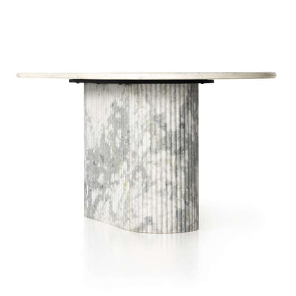 Four Hands - Oranda Dining Table - Polished White Marble w/ Sealant - 230383-001 veiw 5