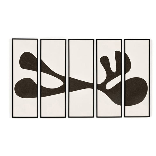 Four Hands - Organic Shape I Set by FH Art Studio - Black 2.5 Maple - 233280-001 view 1