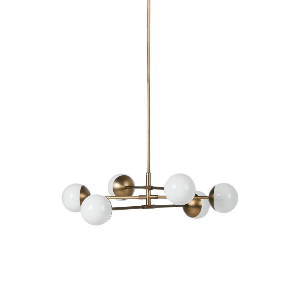 Four Hands - Oriana Chandelier - Aged Brass Iron - 240049-001 view 1