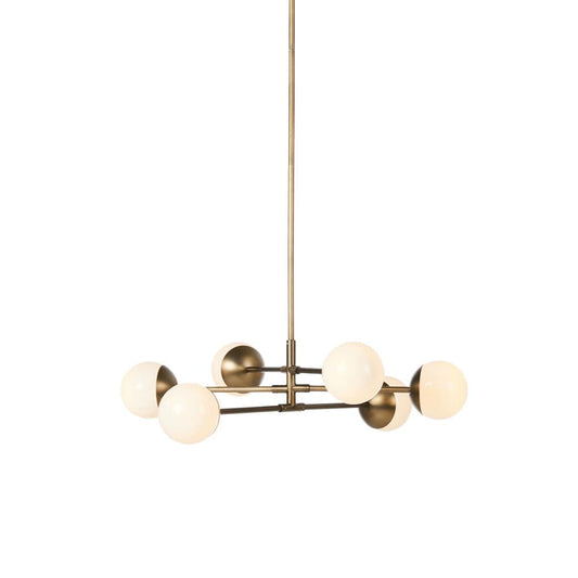 Four Hands - Oriana Chandelier - Aged Brass Iron - 240049-001 view 2