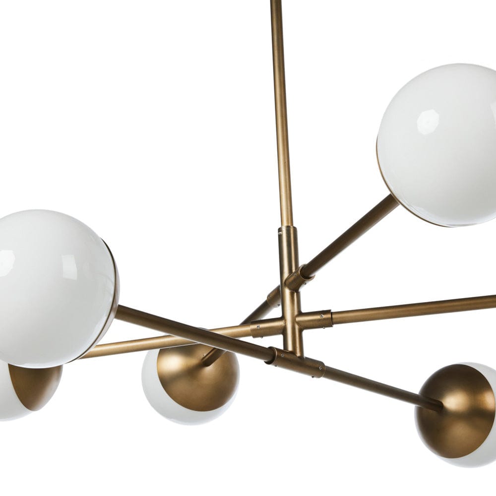 Four Hands - Oriana Chandelier - Aged Brass Iron - 240049-001 view 3