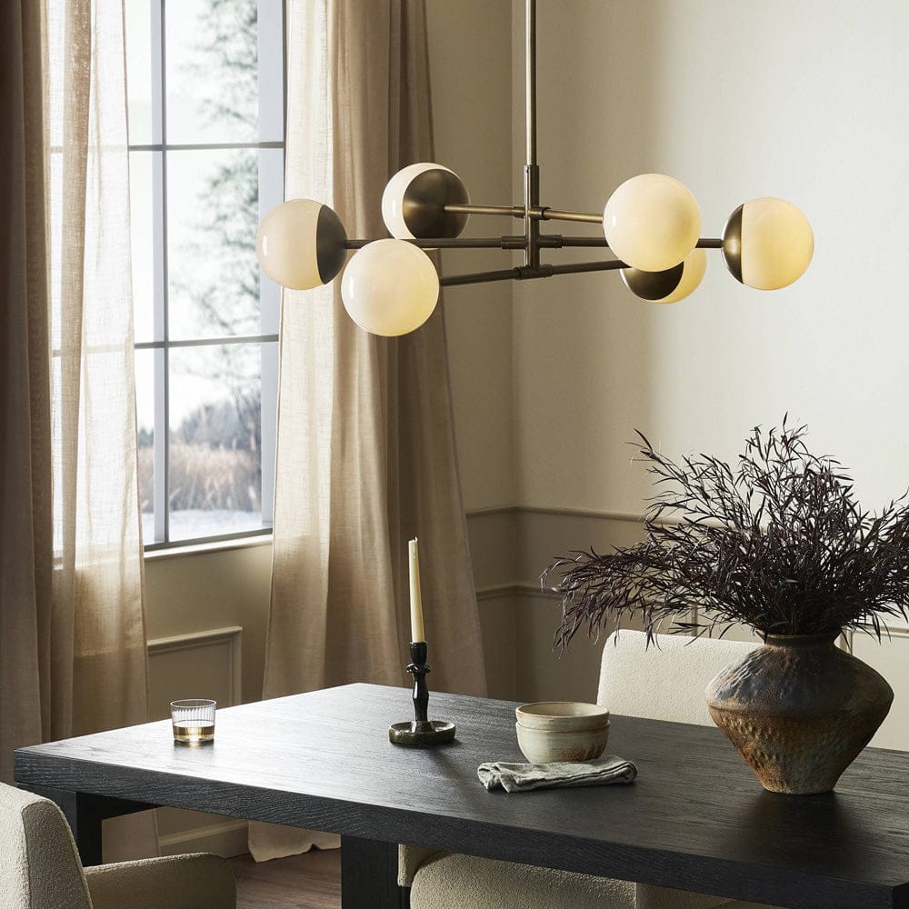 Four Hands - Oriana Chandelier - Aged Brass Iron - 240049-001 view 4