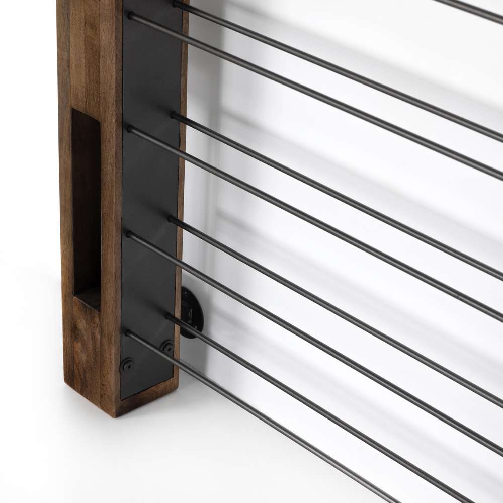 Four Hands - Ortega Wine Rack - Smoked Mango - 225199-001 veiw 2