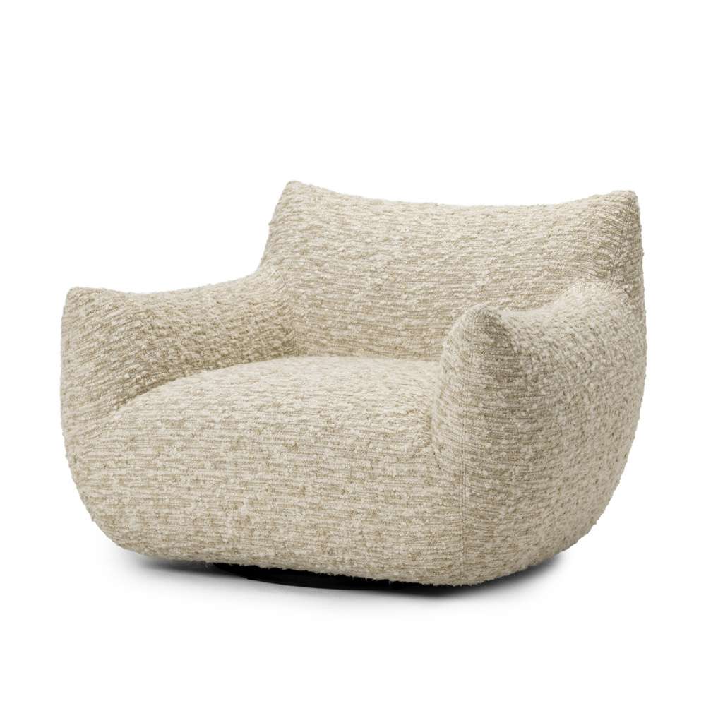 Four Hands - Oslo - Margot Swivel Chair - Solema Cream - 240670-001 veiw 1