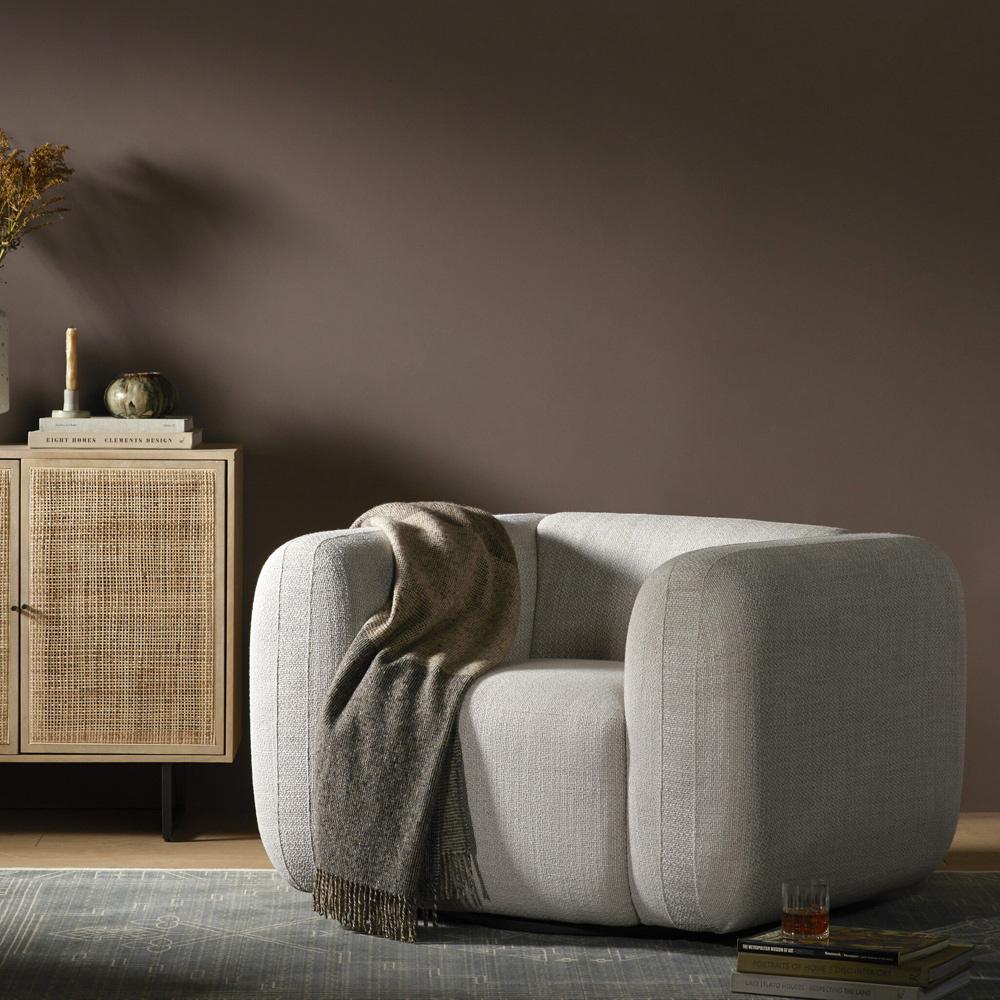 Four Hands - Oslo - Nara Swivel Chair - Gibson Wheat - 229074-004 veiw 4