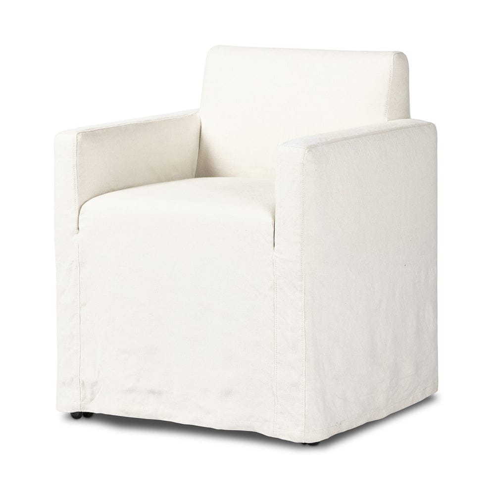 Four Hands - Ostend Outdoor Slipcover Dining Chair - Bombay Flax - 240963-001 view 2