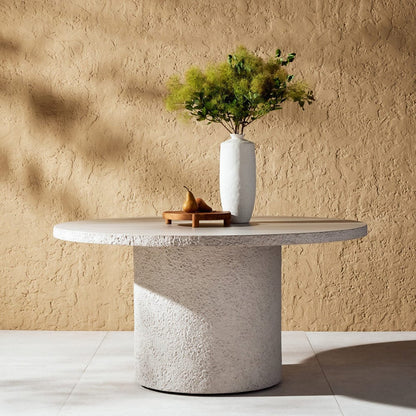 Four Hands - Otero Outdoor Round Dining Table - Matte Stone - 226294-001 view 2
