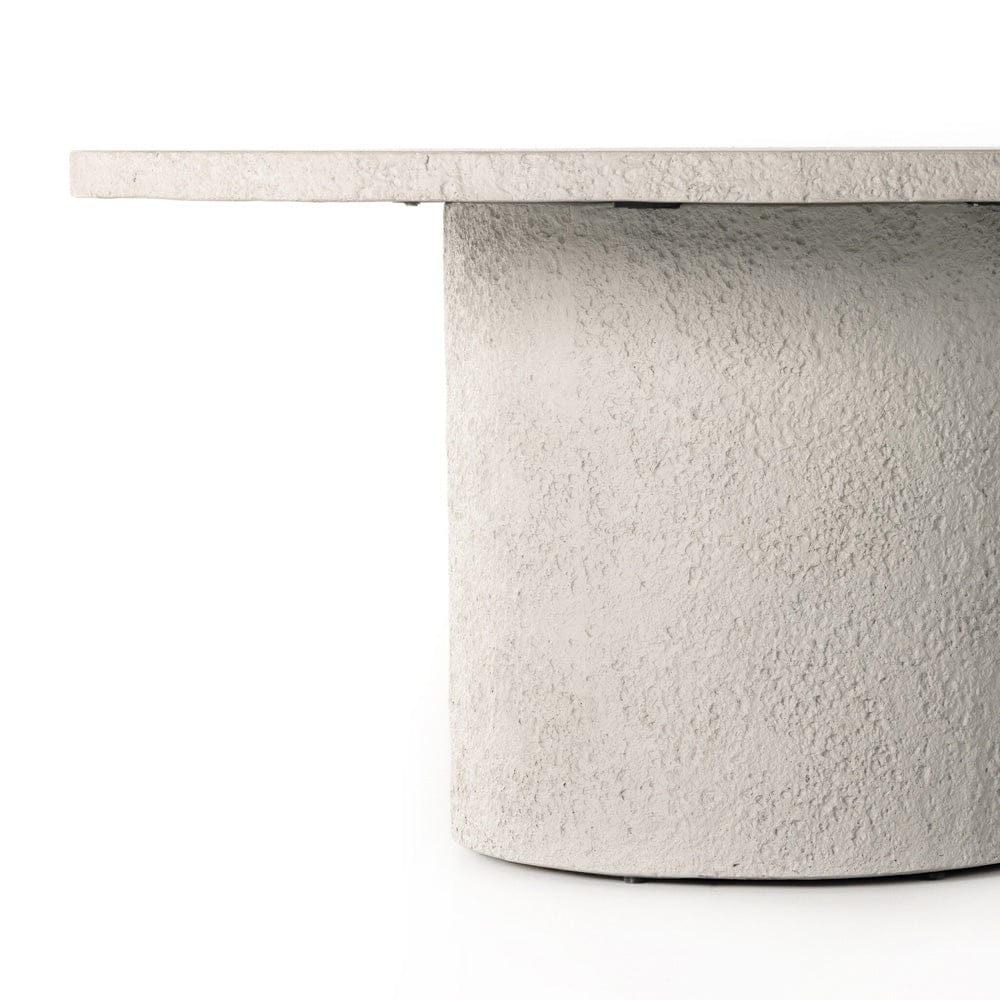 Four Hands - Otero Outdoor Round Dining Table - Matte Stone - 226294-001 view 7