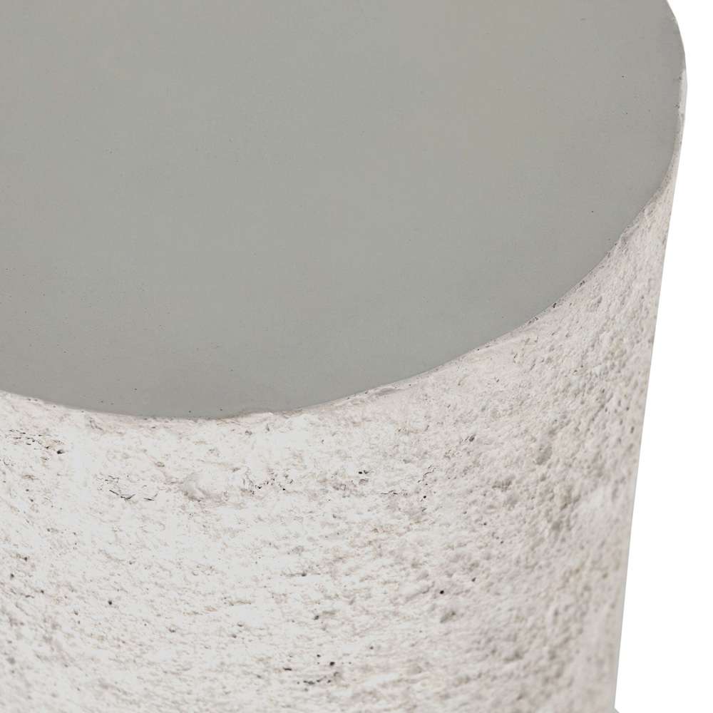 Four Hands - Otero Outdoor Round End Table - Matte Stone - 226319-001 veiw 4