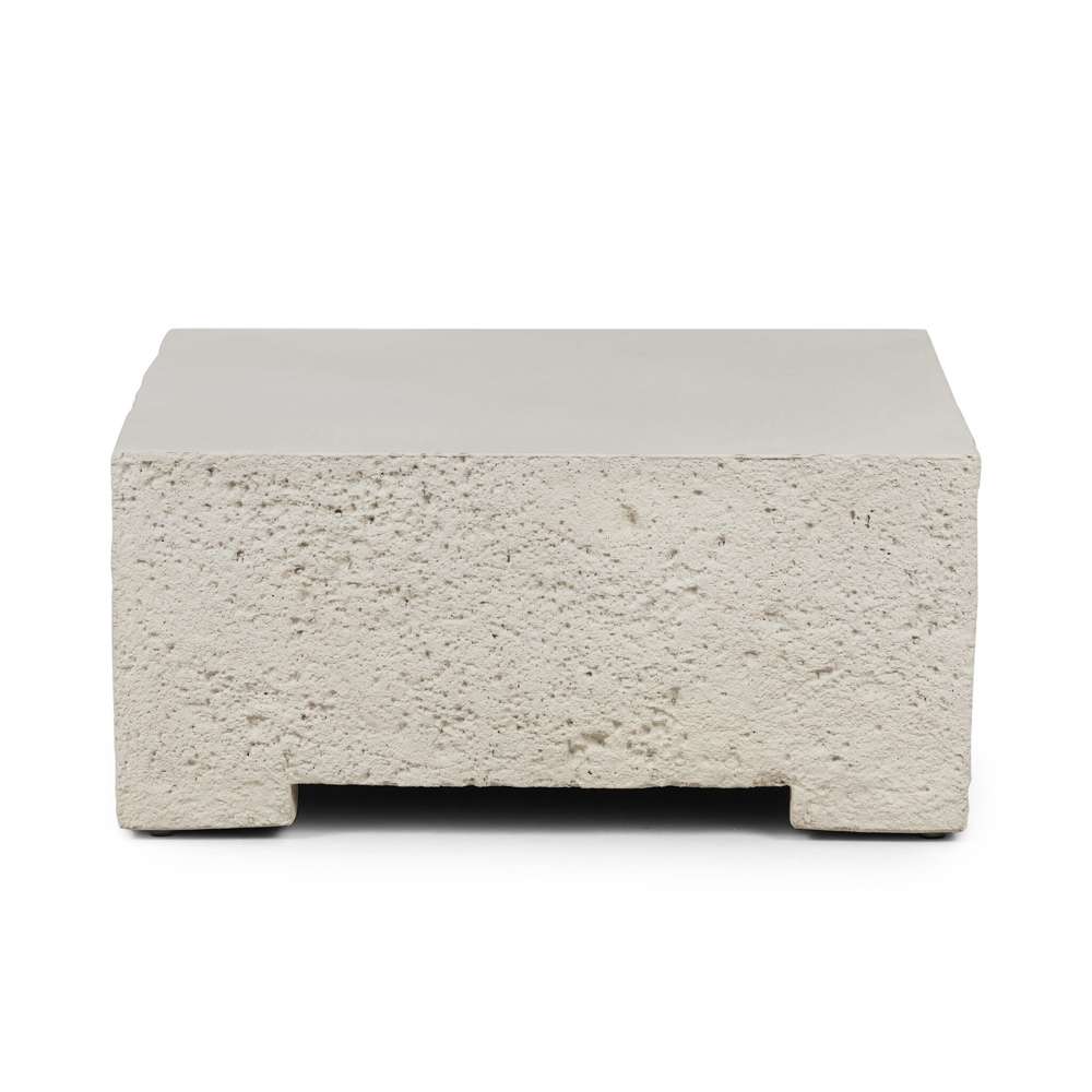 Four Hands - Otero Outdoor Small Coffee Table - Matte Stone - 227150-002 veiw 2