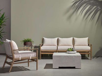 Four Hands - Otero Outdoor Small Coffee Table - Matte Stone - 227150-002 veiw 4