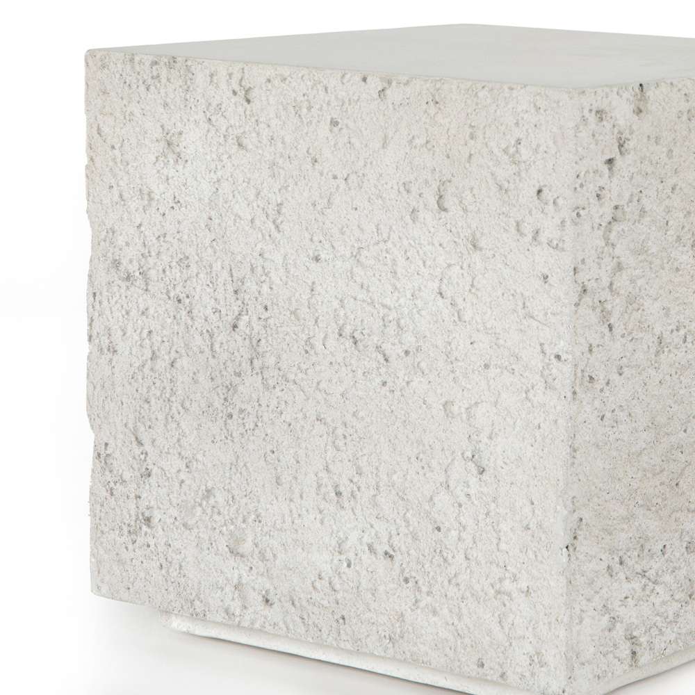 Four Hands - Otero Outdoor Square End Table - Matte Stone - 226320-001 veiw 8