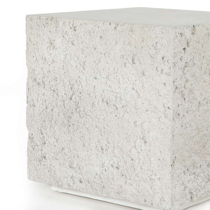Four Hands - Otero Outdoor Square End Table - Matte Stone - 226320-001 veiw 8