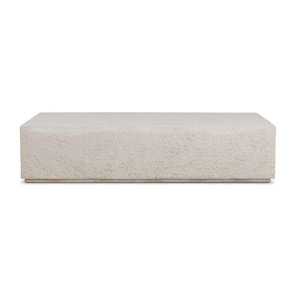 Four Hands - Otero Rectangular Outdoor Coffee Table - Matte Stone - 235093-001 veiw 2