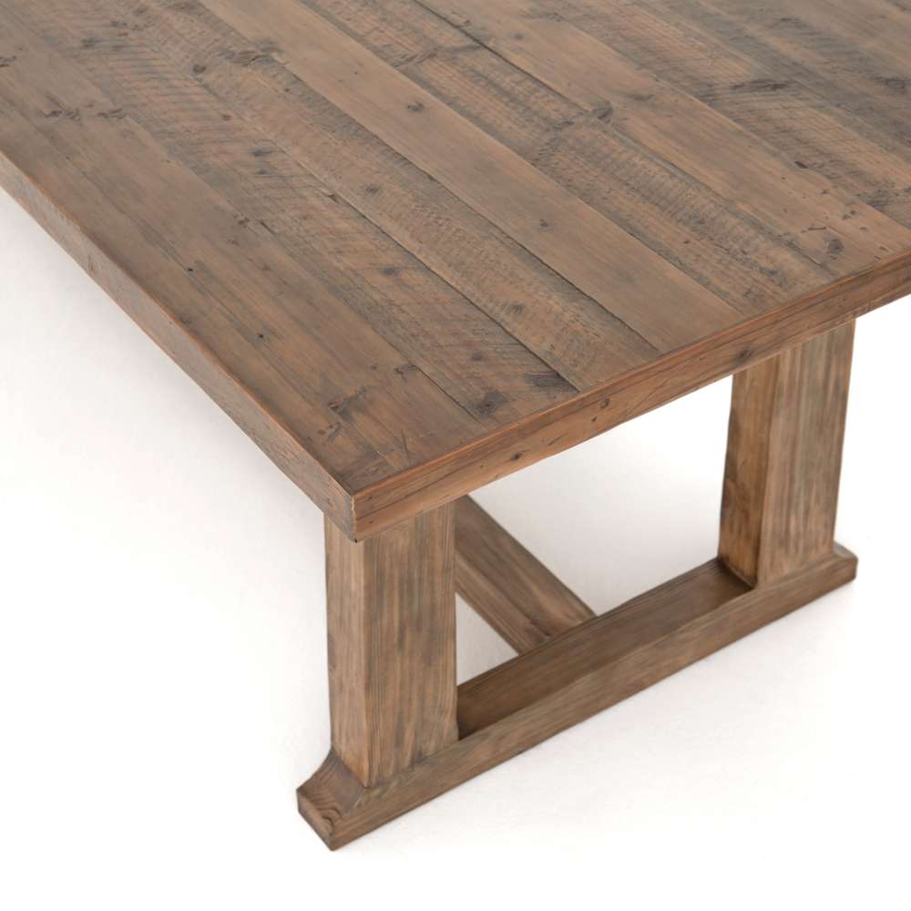Four Hands - Otto Dining Table - 110in - Honey Pine - 100393-003 veiw 4