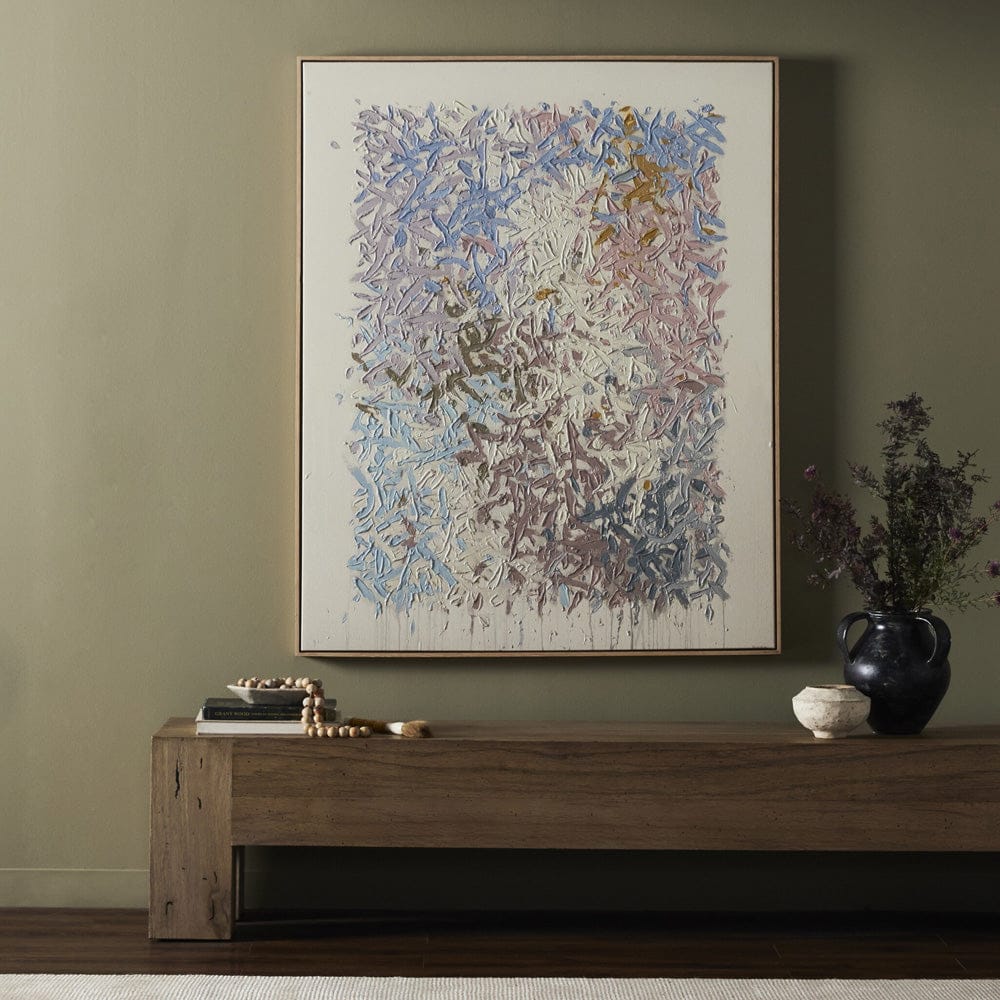 Four Hands - Our Hands Are Open No. 14 by Tyler Guinn - Vertical Grain White Oak Floater - 240143-001 view 4