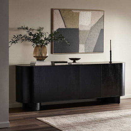 Four Hands - Paden Sideboard - Aged Black Acacia - 235536-003 veiw 4