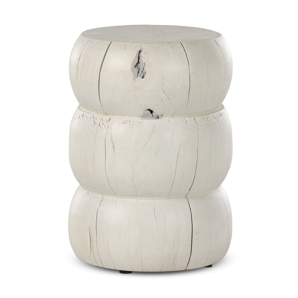 Four Hands - Pagoda End Table - Ivory - 234625-001 view 1