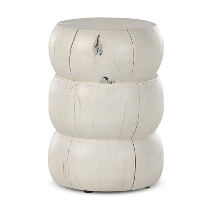 Four Hands - Pagoda End Table - Ivory - 234625-001 view 1