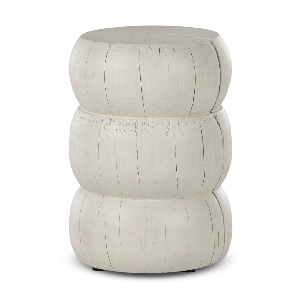 Four Hands - Pagoda End Table - Ivory - 234625-001 view 2