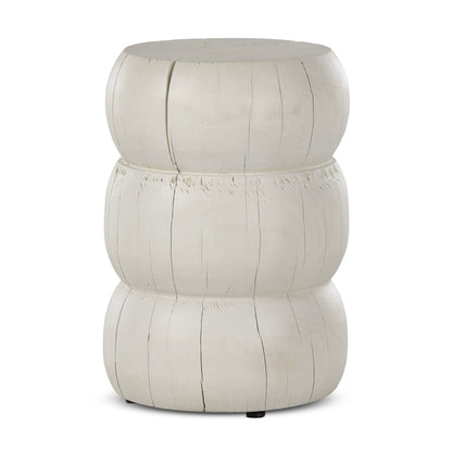 Four Hands - Pagoda End Table - Ivory - 234625-001 view 6
