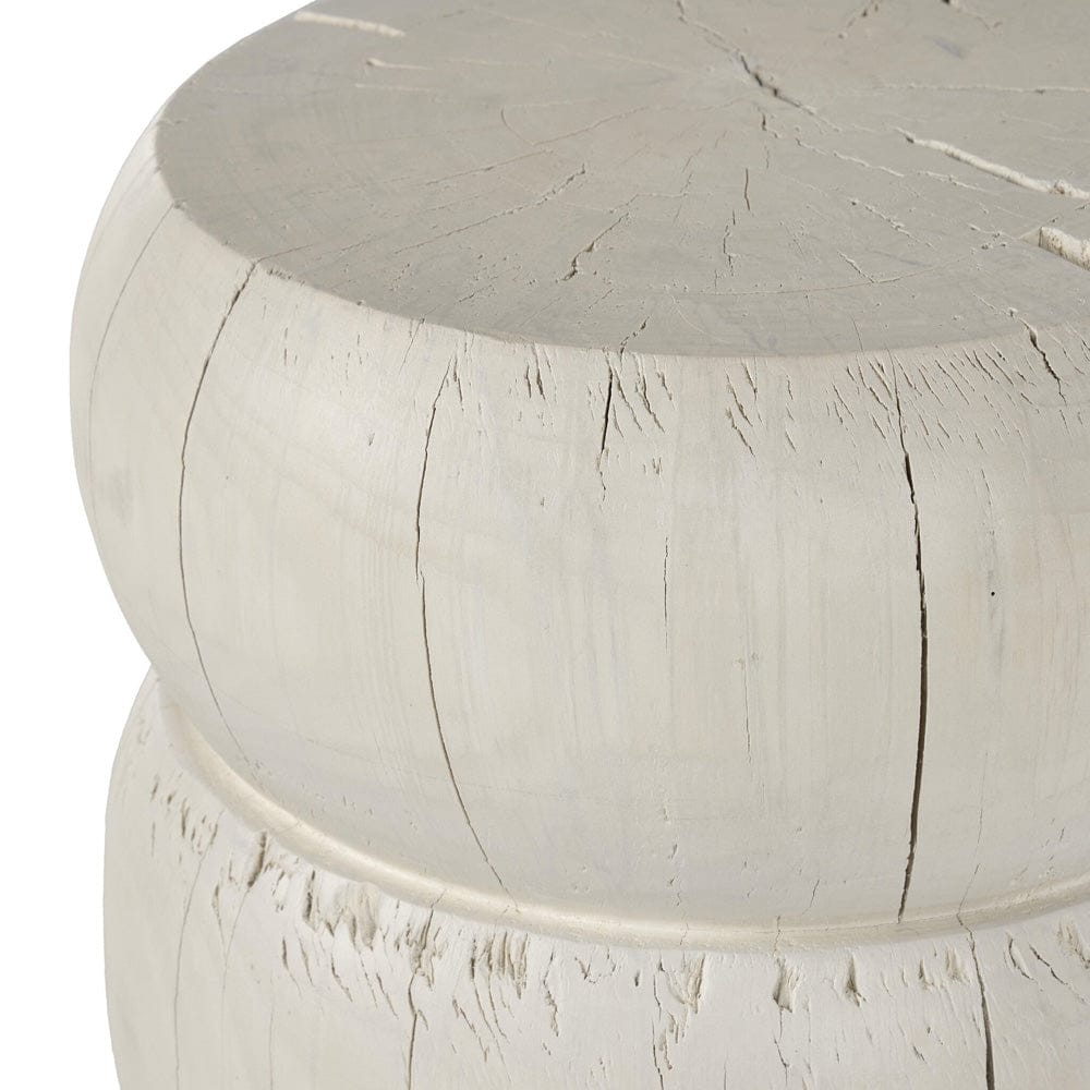 Four Hands - Pagoda End Table - Ivory - 234625-001 view 9