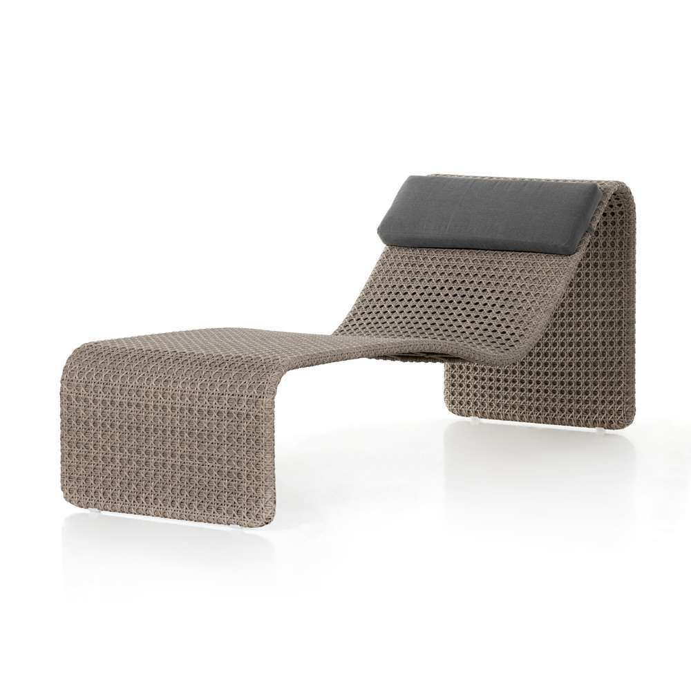Four Hands - Paige Outdoor Woven Chaise Lounge - Brown - 102432-003 view 1