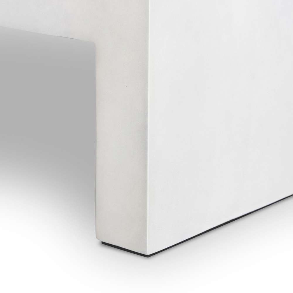 Four Hands - Parish Outdoor Coffee Table - White Concrete - 107703-003 veiw 5