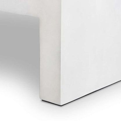Four Hands - Parish Outdoor Coffee Table - White Concrete - 107703-003 veiw 5