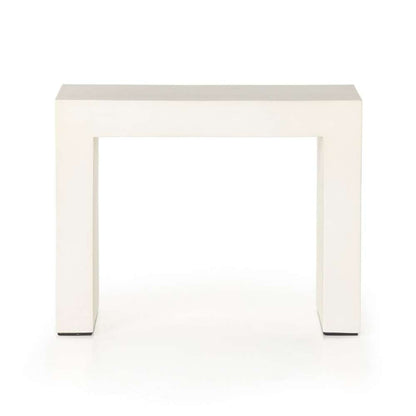 Four Hands - Parish Outdoor End Table - White Concrete - 104574-005 veiw 2