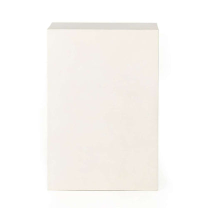 Four Hands - Parish Outdoor End Table - White Concrete - 104574-005 veiw 6