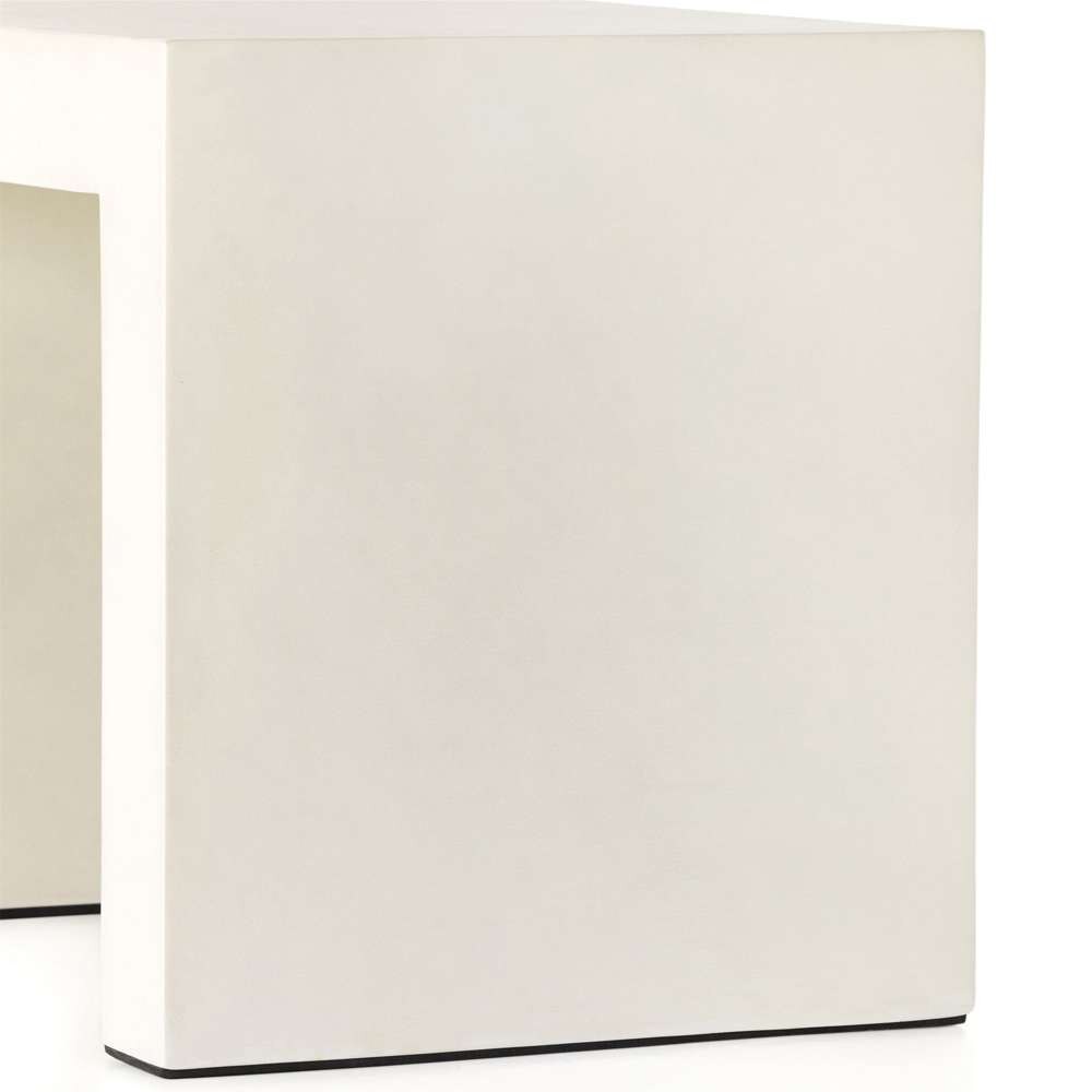 Four Hands - Parish Outdoor End Table - White Concrete - 104574-005 veiw 11