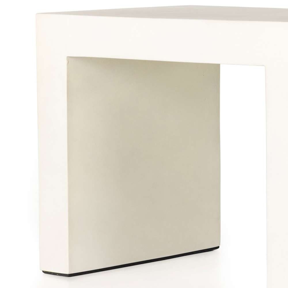 Four Hands - Parish Outdoor End Table - White Concrete - 104574-005 veiw 12