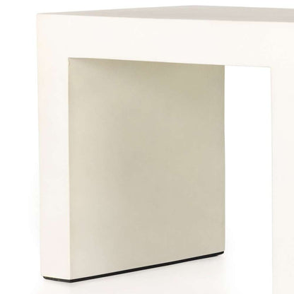 Four Hands - Parish Outdoor End Table - White Concrete - 104574-005 veiw 12