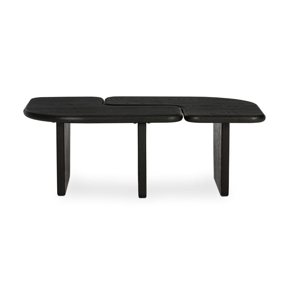 Four Hands - Patten - Kayin Bunching Coffee Tables-Set Of 2 - Brushed Black Oak Solid - 227003-001 veiw 2