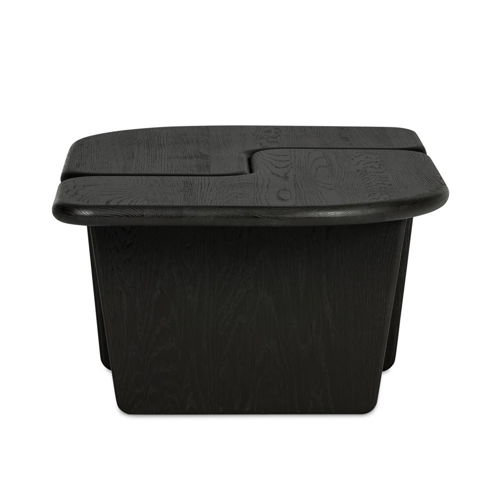 Four Hands - Patten - Kayin Bunching Coffee Tables-Set Of 2 - Brushed Black Oak Solid - 227003-001 veiw 3