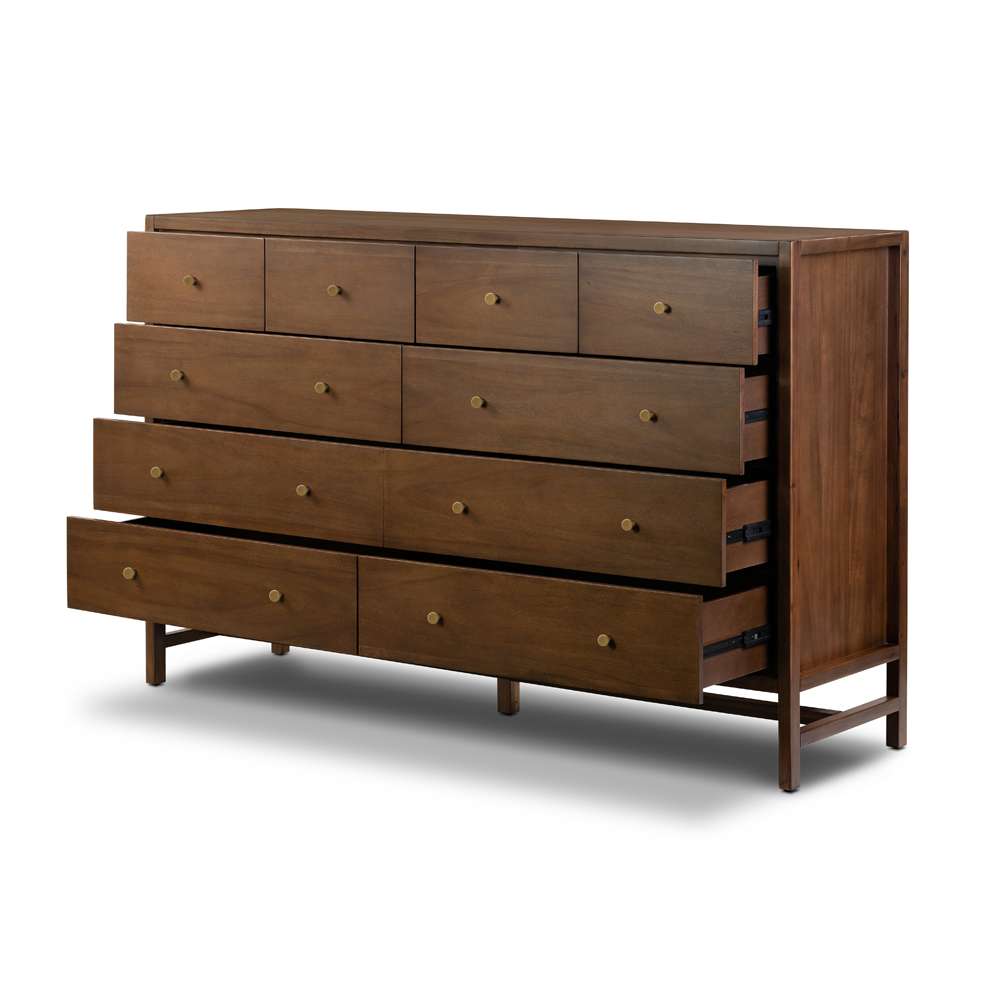 Four Hands - Patten - Sullivan 10 Drawer Dresser-Saddle Tan - 235837-001 veiw 7