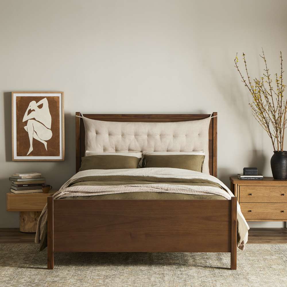 Four Hands - Patten - Sullivan Bed-Harbor Sand-Queen - 236132-001 veiw 6