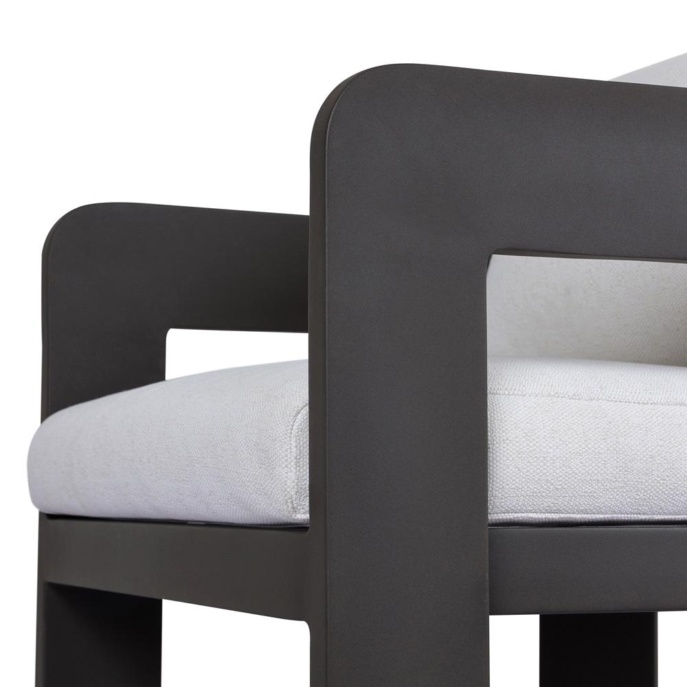 Four Hands - Pembrook - Jackson Outdoor Metal Dining Chair - Alessi Linen - 247450-001 veiw 9