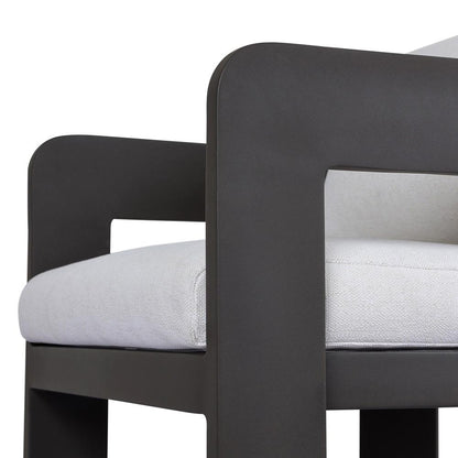 Four Hands - Pembrook - Jackson Outdoor Metal Dining Chair - Alessi Linen - 247450-001 veiw 9