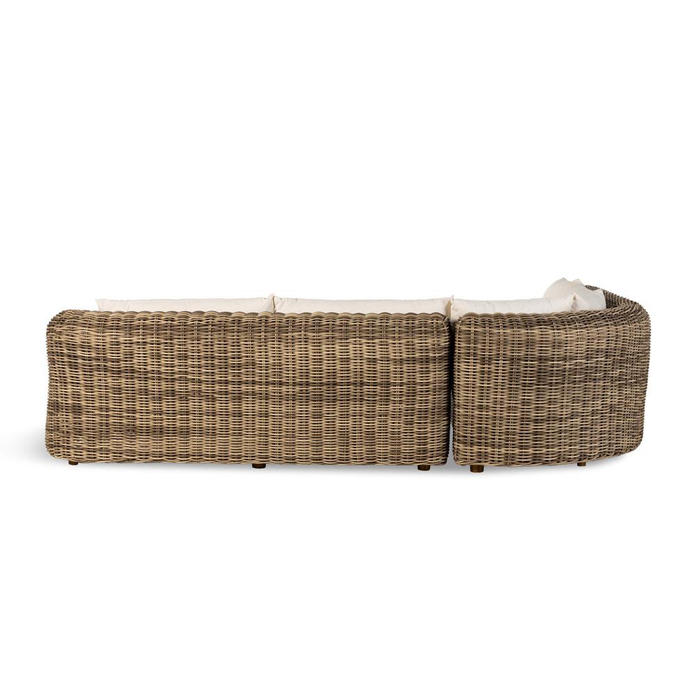 Four Hands - Pembrook - Messina Outdoor 3-Piece Sectional - Venao Ivory - 237460-001 veiw 3