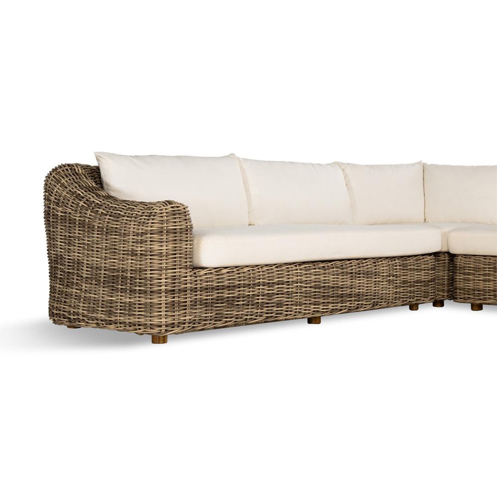 Four Hands - Pembrook - Messina Outdoor 3-Piece Sectional - Venao Ivory - 237460-001 veiw 6