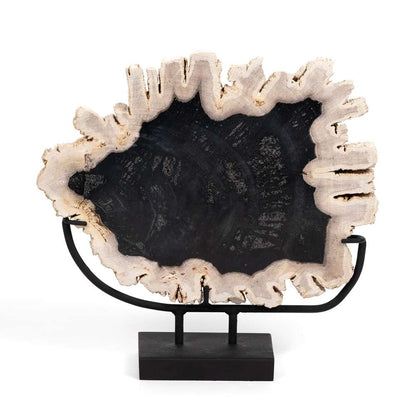 Four Hands - Petrified Wood Sculpture - Dark - 227717-001 veiw 4