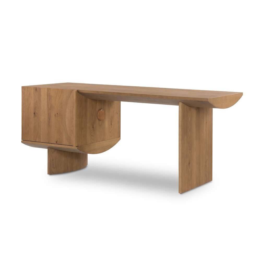 Four Hands - Pickford Desk - Dusted Oak Veneer - 229253-001 veiw 1