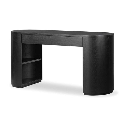 Four Hands - Pilar Desk - Brushed Ebony Oak Veneer - 105068-003 veiw 1