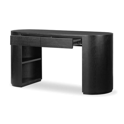 Four Hands - Pilar Desk - Brushed Ebony Oak Veneer - 105068-003 veiw 4