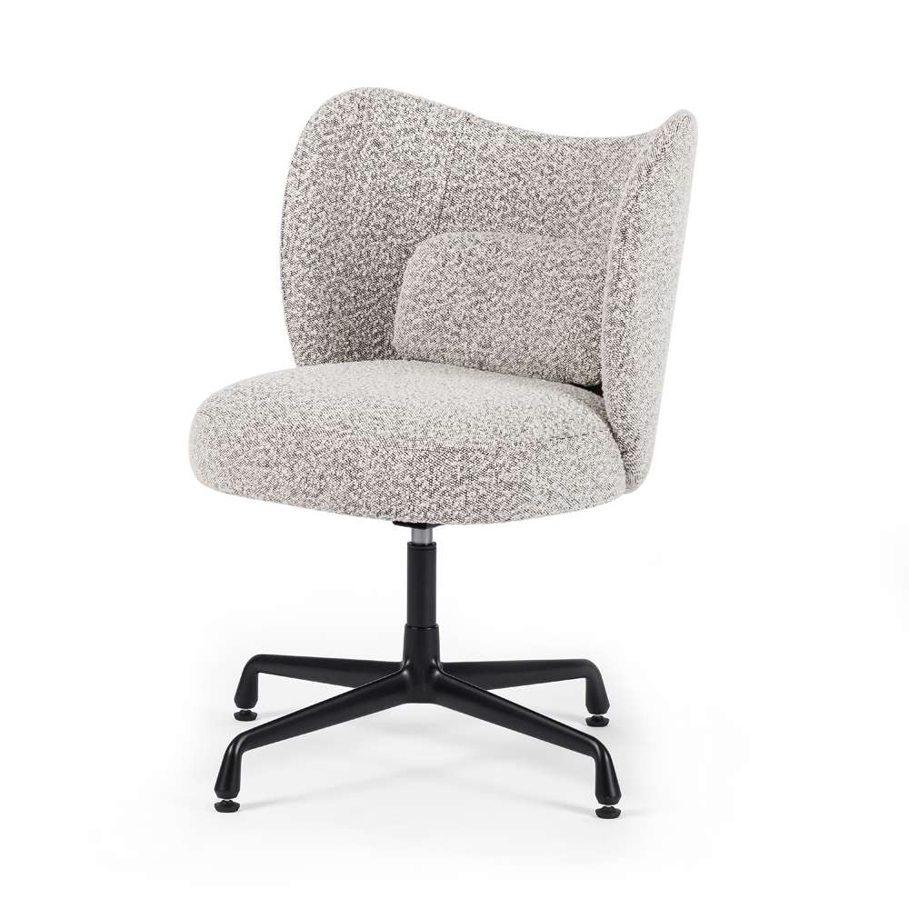 Four Hands - Plato Desk Chair - Knoll Domino - 226039-001 veiw 1