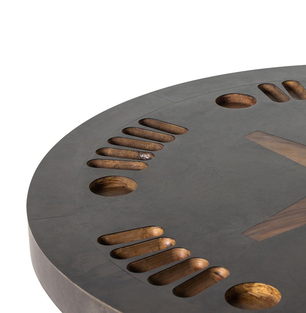 Four Hands - Poker Table - Natural Brown Guanacaste - 234229-001 veiw 4