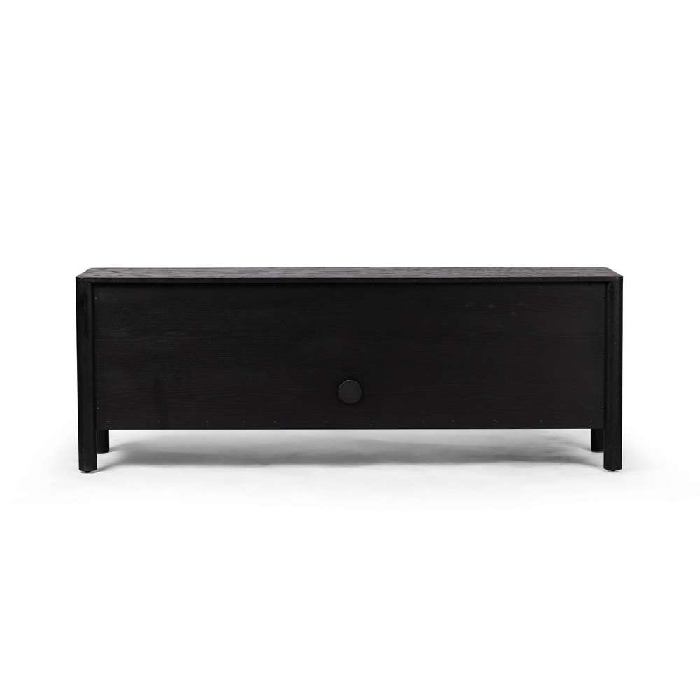Four Hands - Pollard Media Console - Brushed Ebony Oak Veneer - 234976-001 veiw 3